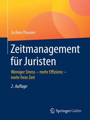 cover image of Zeitmanagement für Juristen